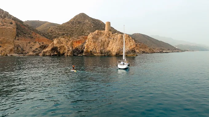 Baai in de omgeving van Macenas